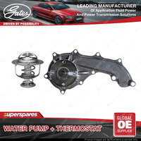 Gates Water Pump + Thermostat for Toyota Hilux TGN 121 136 Hiace TRH200 Fortuner