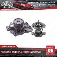 Gates Water Pump + Thermostat Coolant for Volvo XC90 275 2.4L 147kW 2010-2014