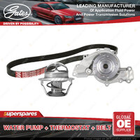 Gates Water Pump + Thermostat + Belt Kit for Holden Commodore VT Calais VT 3.8L