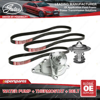 Gates Water Pump + Thermostat + Belt Kit for Hyundai Getz TB 1.4L 1.5L 02-11