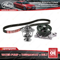 Gates Water Pump Thermostat Belt Kit for Mazda 3 BL12 BL14 Axela Verisa 1.5 1.6L