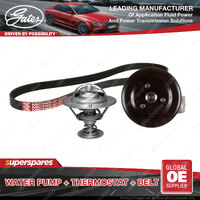 Gates Water Pump Thermostat Belt for Mitsubishi Lancer Sportback CX5A CY5A CZ3A
