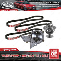 Gates Water Pump Thermostat Belt Kit for Toyota Corona Premio AT211 1.8L 85kW