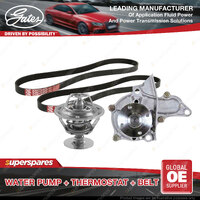 Gates Water Pump Thermostat Belt Kit for Toyota Caldina AT211G 1.8L 85kW 97-01