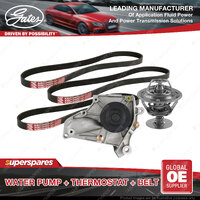 Gates Water Pump Thermostat Belt Kit for Toyota RAV 4L SXA 10G 11G 11W 2.0L 3SFE