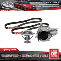 Gates Water Pump + Thermostat + Belt Kit for Toyota Caldina ST246W ST215W 2.0L