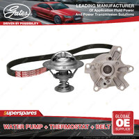 Gates Water Pump Thermostat Belt Kit for Toyota IST NCP60 Platz Vitz Will Cypha