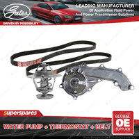Gates Water Pump Thermostat Belt Kit for Toyota Dyna 200 RZU100 2.7L 92kW 95-01