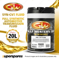 1 x Gulf Western SYN-CVT Full Synthetic Automotive Transmission Fluid 20L
