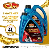 2 x Gulf Western SYN-TS ATF Full Fynthetic Automotive Transmission Fluid 4L