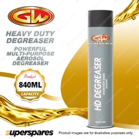 1 x Gulf Western Heavy Duty Degreaser Multi-Purpose Aerosol Degreaser 840ml
