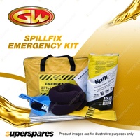 Gulf Western Spillfix Emergency Kit Spill Fix Oil Absorbent Biodegradable