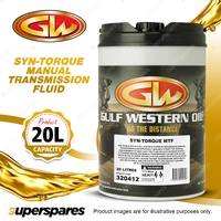 Gulf Western Full Synthetic Syn-Torque Manual Transmission Fluid 20L