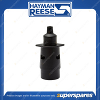 Hayman Reese Trailer Plug - 7 Pin Plastic - Small Round With Screw-On Cap