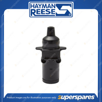 Hayman Reese Trailer Plug - 7 Pin Plastic - Small Round - Electrical & Wiring