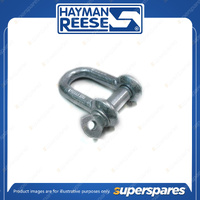 Hayman Reese Towing Accessories D Shackle 10mm - Rated 1000kg - Zinc Plated