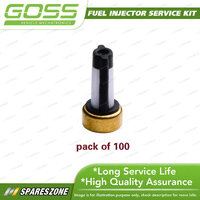 Goss Fuel Injector Repair Kit - Filter Basket Brass Pack 100 OD 6mm