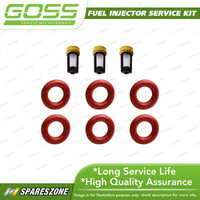 Goss Fuel Injector Service Kit for Daewoo Matiz M100 796cc F8CV 99-04