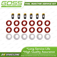 Goss Fuel Injector Service Kit for Ford Territory SX SY Taurus DN DP 3.0 4.0L