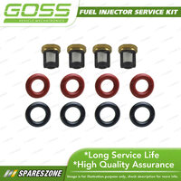 Goss Fuel Injector Service Kit for Mazda 3 BK SP2 6 GG GY 2.0L 2.3L 2005-ON