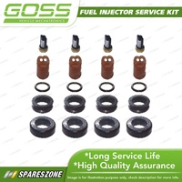 4 x Goss Fuel Injector Service Kits for Mitsubishi Galant HJ Lancer CB CC Nimbus