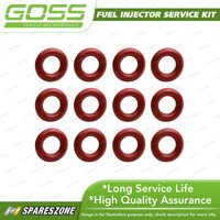 Goss Fuel Injector Service / Repair Kit - Injector Seal Pack 12 ID 7.45mm