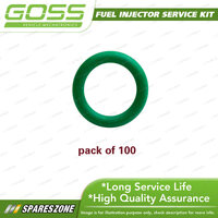 Goss Fuel Injector Repair Kit - Injector Seal Upper Pack 100 ID 8mm