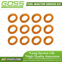 Goss Fuel Injector Service / Repair Kit - Spacer Nylon Pack 12 Thick 1.9mm