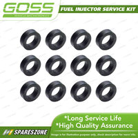 Goss Fuel Injector Repair Kit - Injector Seal Lower Pack 12 ID 9.1mm