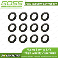Goss Fuel Injector Service / Repair Kit - Body Seal Mits Pack 12 ID 15.6mm