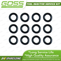 Goss Fuel Injector Repair Kit - Injector O-Ring Seal Pack 12 Width 3mm