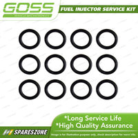 Goss Fuel Injector Repair Kit - Injector O-Ring Seal Pack 12 ID 12.6mm
