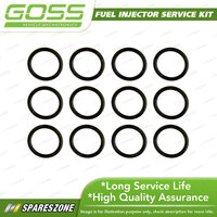 Goss Fuel Injector Repair Kit - Injector O-Ring Seal Pack 12 ID 10.3mm