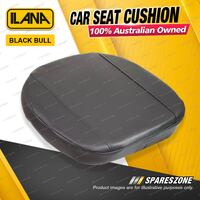 Single Ilana Universal Comfort Black Bull 40mm Height Car Seat Cushion - Black