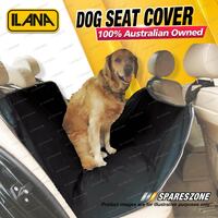 Ilana Premium Pet Cat Dog Back Car Seat Cover Protector Mat - Black Universal