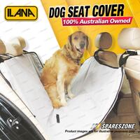 Ilana Premium Pet Cat Dog Back Car Seat Cover Protector Mat - Grey Universal