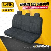 Rear Ilana Universal Microfibre Caprice Car Seat Covers Size 06H/08H - Charcoal