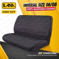 Rear Ilana Universal Dura Tuff Polyester Car Seat Covers Size 06/08 - Black