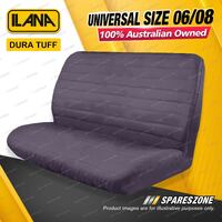 Rear Ilana Universal Dura Tuff Polyester Car Seat Covers Size 06/08 - Grey