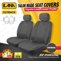 Front Tailor Made CHA Outback Seat Covers for Toyota LandCruiser Prado 150 Wagon