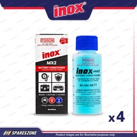 4 x Inox MX2 Battery Conditioner 92ML - Prevents Sulfation Increasing Lifespan