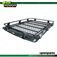 1 Pc Ironman 4x4 Alloy Roof Rack Cage Style - 1.4m x 1.25m IRRCAGE14-ALLOY