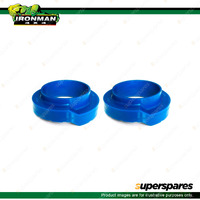 2 Pcs Front Ironman 4x4 30mm Polyurethane Coil Spacers LC70F30 4WD Offroad