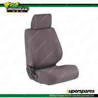 Front Ironman 4x4 Tailored Canvas Comfort Seat Covers ICSC011F 4WD Offroad