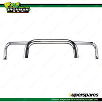 Ironman Triple Stainless Steel Loop Kit Bar Overriders Rubber Grommets BB057-TL