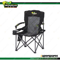 Ironman 4x4 King Hard Arm Camp Chair with Lumbar Support ICHAIR0067 Offroad 4WD