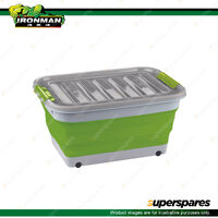Ironman 4x4 Collapsible Storage Tub with Lid - 45L ISTORE0023 Offroad 4WD