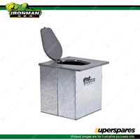 Ironman 4x4 Foldable Bush Toilet 200kg rated IBUSHTOILET Offroad 4WD