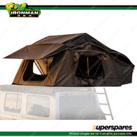 Ironman 4x4 Cross 1200 Specs Rooftop Tent Grey and Black Fabrics IRTT0067