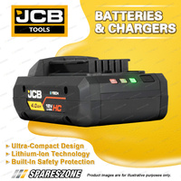 JCB Tools Professional 18V Li-Ion Battery 4.0Ah High Capacity - Ultra-Compact